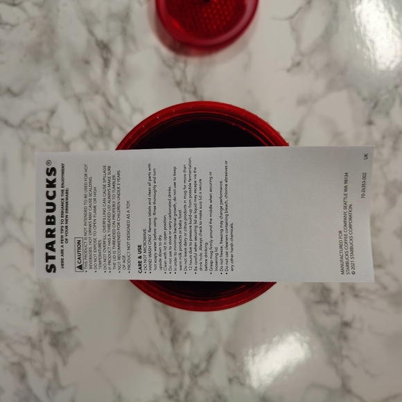 2022 Starbucks x Disneyland Christmas Red Green Ombre Studded Tumbler - Picture 7 of 7